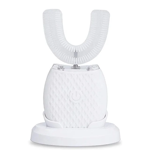Electric Vibration Blue Light Whitening Lazy Electric Toothbrush White - Shop at LoveMi