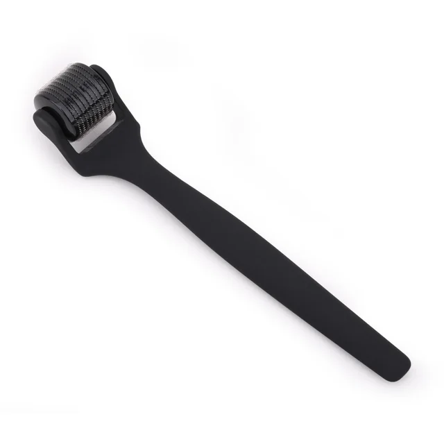 Matte 540 Microneedle Roller Feel Oil Rubber Oil Handle Matte Black - Shop at LoveMi