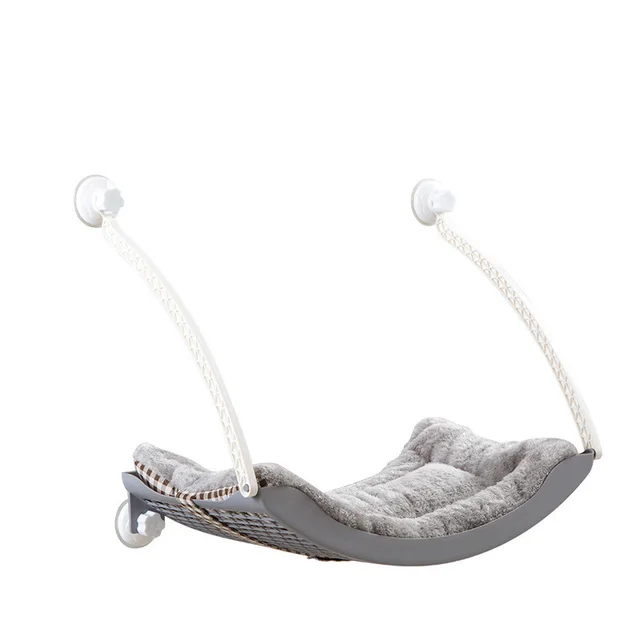 Cat Hammock Bask In The Sun Hanging Cat Hammock Grey - Shop at LoveMi