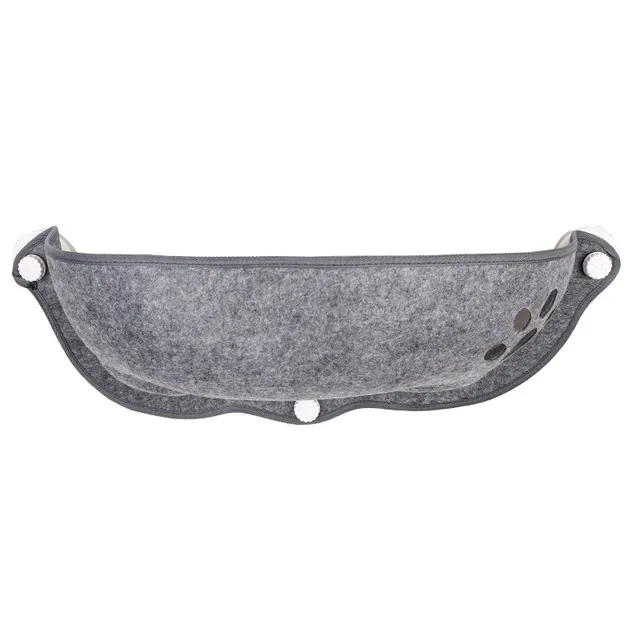 Cat Cage Cat Sucker Window Sill Cage Semi Circular Cat Litter Basking Cat Hammock With Cat Pad Cat Supplies Grey - Shop at LoveMi