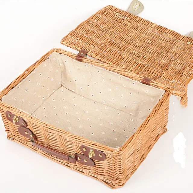 Wicker Storage Box Picnic Picnic Basket A3A - Shop at LoveMi