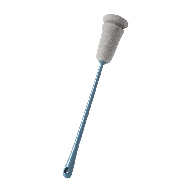 Independent Design Forest Flower Cup Brush Long Handle Cleaning Cup Brush Blue - Shop at LoveMi