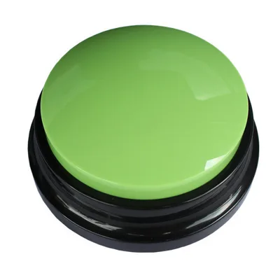 Interactive Dog Personalized Sound Buttons Green - Shop at LoveMi