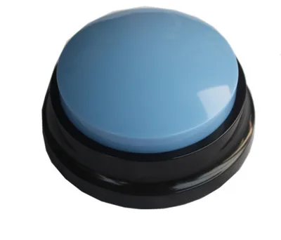 Interactive Dog Personalized Sound Buttons Light Blue - Shop at LoveMi