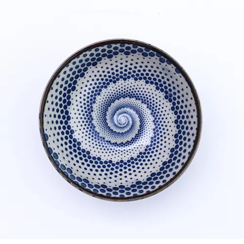 Ancient Dyebo Japanese 4.7 inch Ceramic Rice Bowl A1A - Shop at LoveMi