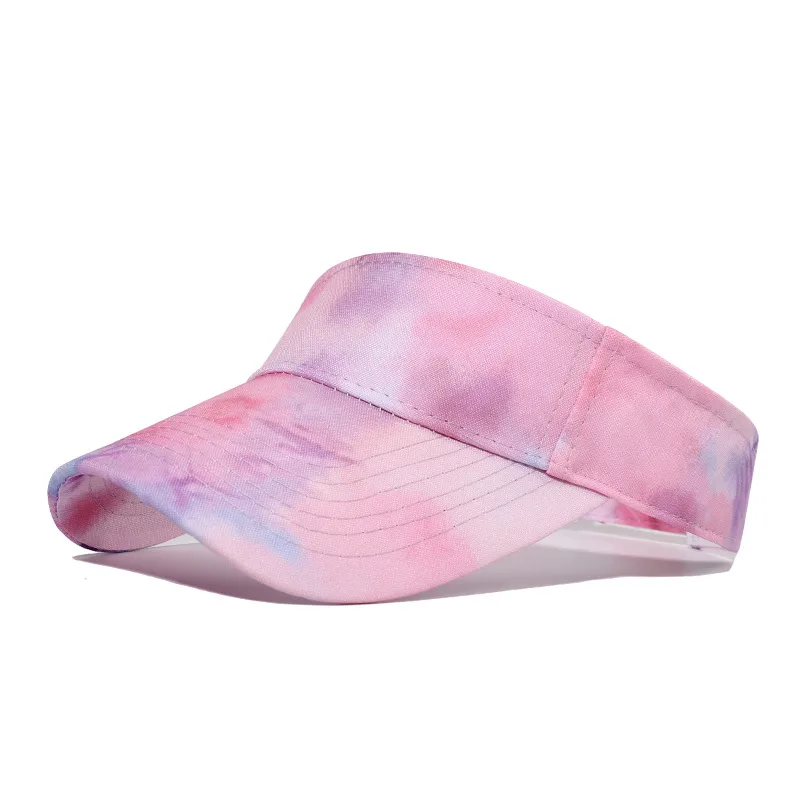 New Tie dye Baseball Cap Men's And Women's Sun shield Hats Wild Graffiti Hat Pink Empty Top - Shop at LoveMi