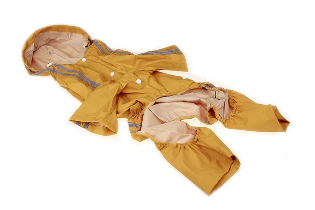 British Dog Raincoat Pet Raincoat Yellow - Shop at LoveMi