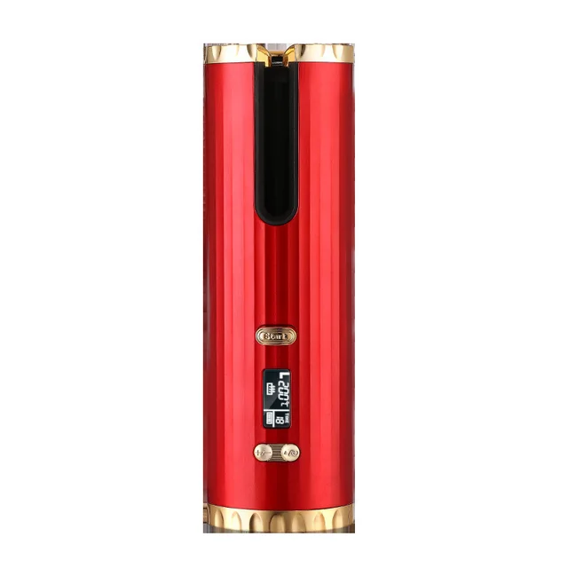 Automatic Rotary Rechargeable Curlers Travel Home Red - Shop at LoveMi