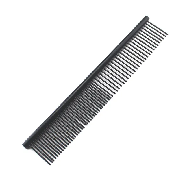 Color Stainless Steel Medium Pet Comb Black - Shop at LoveMi