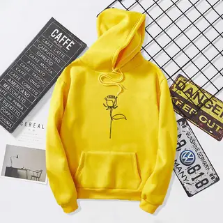 Rosane - Rozendruk Hoodies Sweatshirts Voor Dames - Yellow