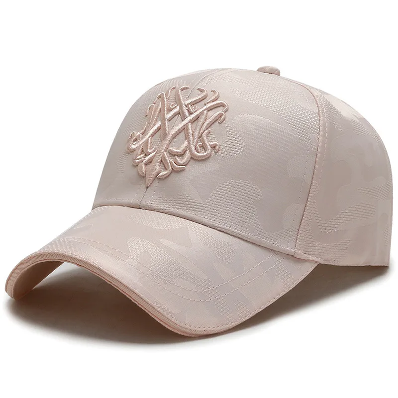 Korean Version Of The Trendy Fashion Leisure All Match Spring And Autumn Baseball Caps Sun Protection Caps Men'S Sun Hats Pink - Shop at LoveMi