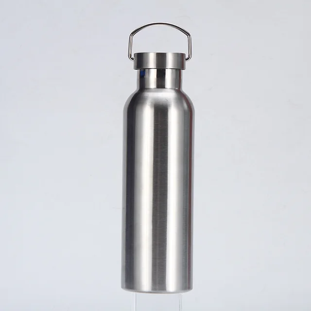 Double Layer Stainless Steel Sports Bottle Stainless Steel Color - Shop at LoveMi