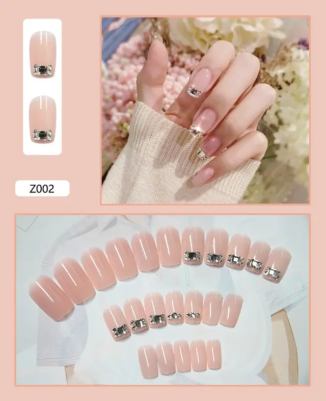 Nail Patches Nail Patches Fake Nails Finished Nail Patches Nail Stickers Z002 - Shop at LoveMi
