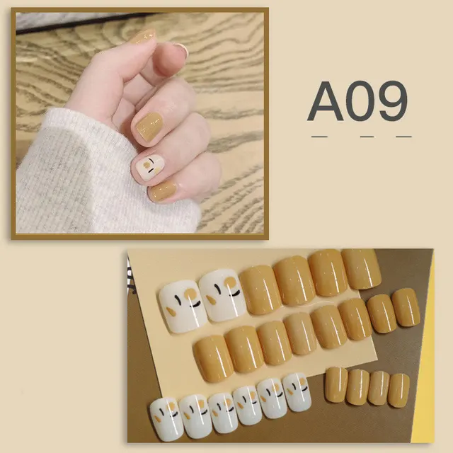 Nail Patch Wearable Nail Art Patch Nail Patch Removable A09 - Shop at LoveMi