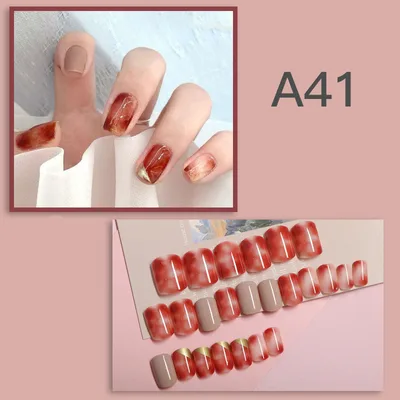 Nail Patch Wearable Nail Art Patch Nail Patch Removable A3A - Shop at LoveMi