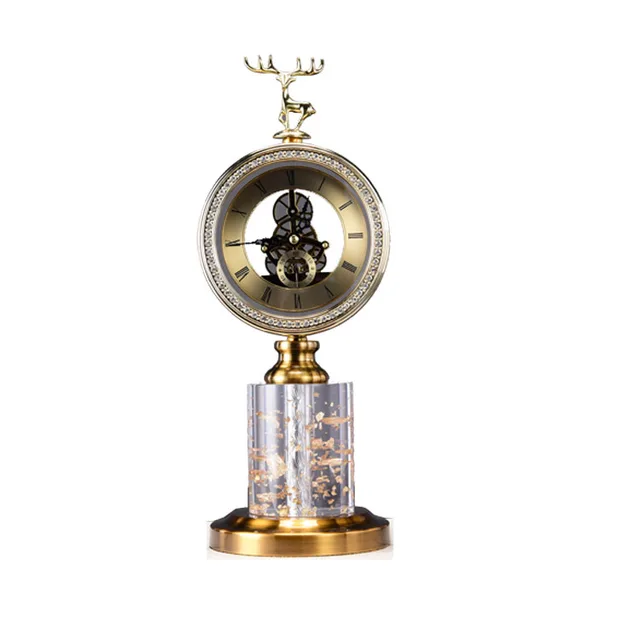 Creative Froude Table Clock Living Room Bedroom Study Decoration Small Seat Clock Sample Board Room Desktop Decoration Home Accessories - Shop at LoveMi