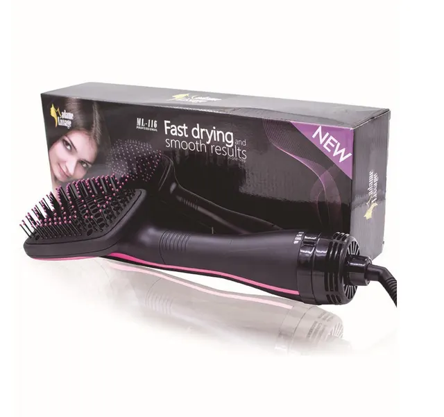 Constant Temperature Hairdressing Massage Comb Black - Shop at LoveMi