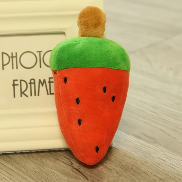 Fruit and vegetable pet toys cat and dog plush toys A Watermelon - Shop at LoveMi