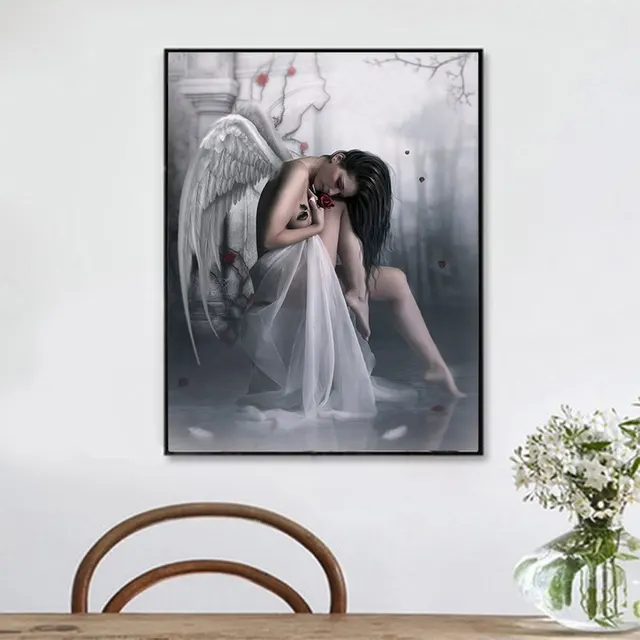 Angel Decoration Mosaic Diamond Painting 20X30Cm Full Circle - Shop at LoveMi