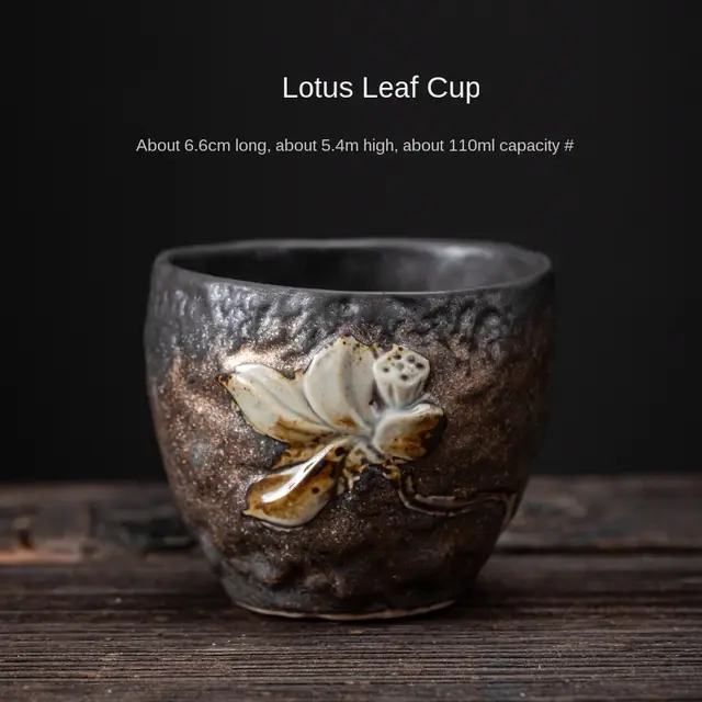 Japanese Gilding Iron Glaze Tea Cup Ceramic B - Shop at LoveMi