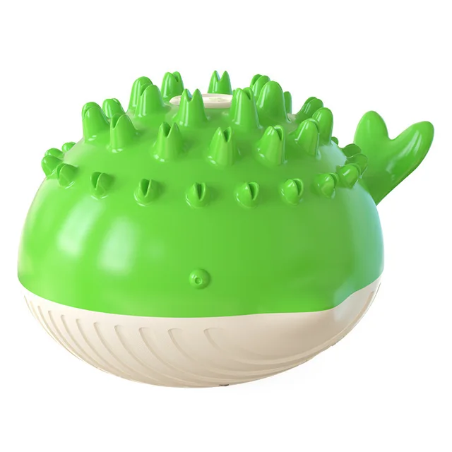 Pets Supplies Factory Hot Summer Electric Water Floating Swimming Bathing Water Spray Dog Toy Green 4 - Shop at LoveMi