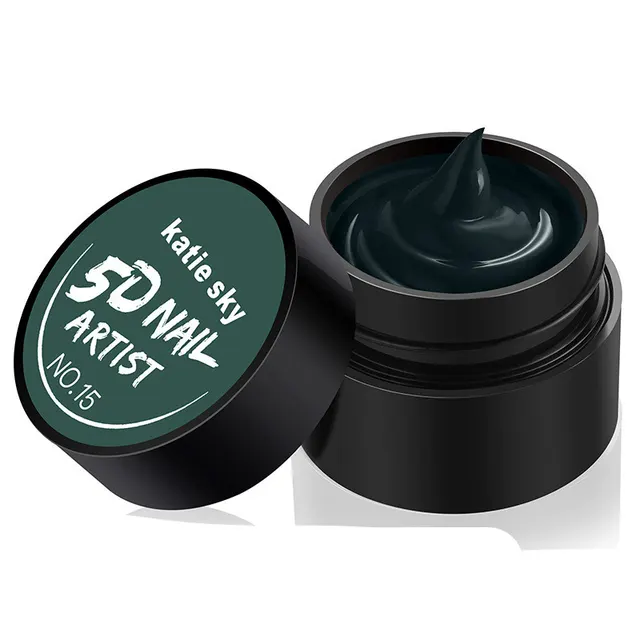 Painted Metal Painted Glue 5D Three dimensional Nail Phototherapy Pull Line Nail Polish Glue 15 Style - Shop at LoveMi