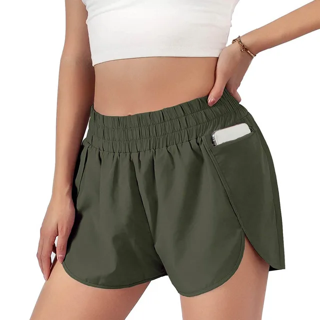 Fashion Women's Sports Fitness Shorts Green - Shop at LoveMi
