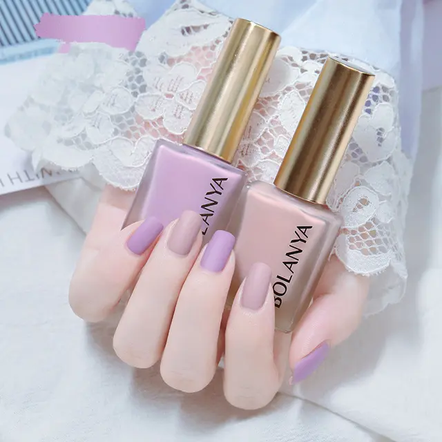 Matte Nail Polish Water Based, No Baking, Whitening And Quick Drying B202 Lilac Purple - Shop at LoveMi