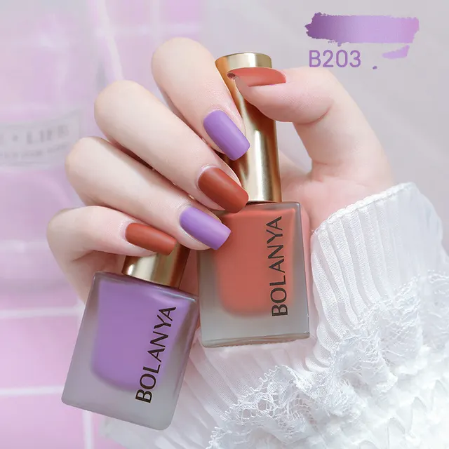 Matte Nail Polish Water Based, No Baking, Whitening And Quick Drying B203 Dream Purple - Shop at LoveMi
