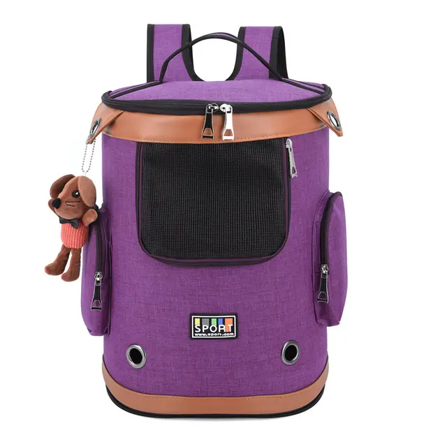 Cat Bag Cloth Bag Pet Bag Go Out And Carry Purple - Shop at LoveMi