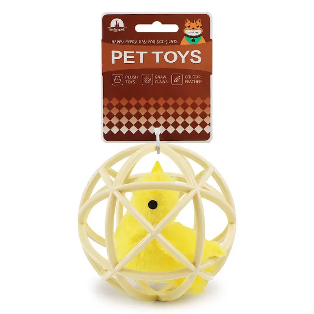Simulation Sounding Plastic Sepak Takraw Yellow Chick - Shop at LoveMi
