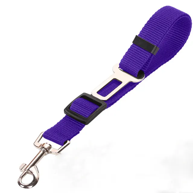 Pet Traction Rope For Automobile Car Seat Belt Purple - Shop at LoveMi
