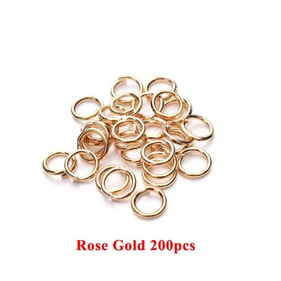 Ring Single Ring Manual Connection Ring Closed Ring Rose Gold - Shop at LoveMi