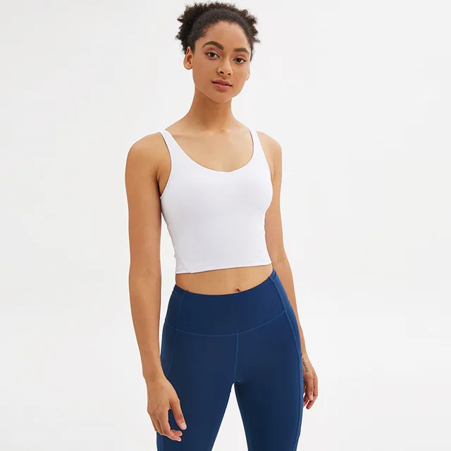 Can Wear Underwear Sports Tops Women'S Yoga Clothes White - Shop at LoveMi