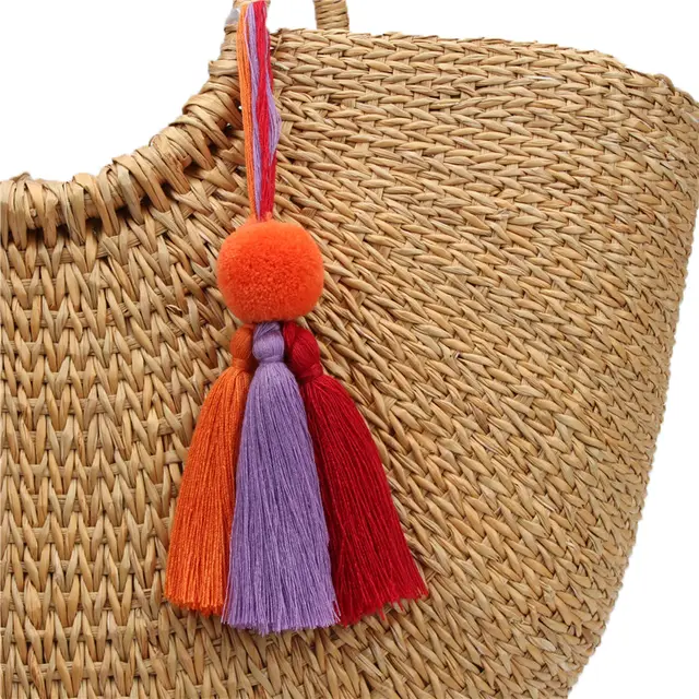 Tassel Keychain In Europe And America, Small Hair Ball Bag Pendant Jewelry Sales 8 Style - Shop at LoveMi