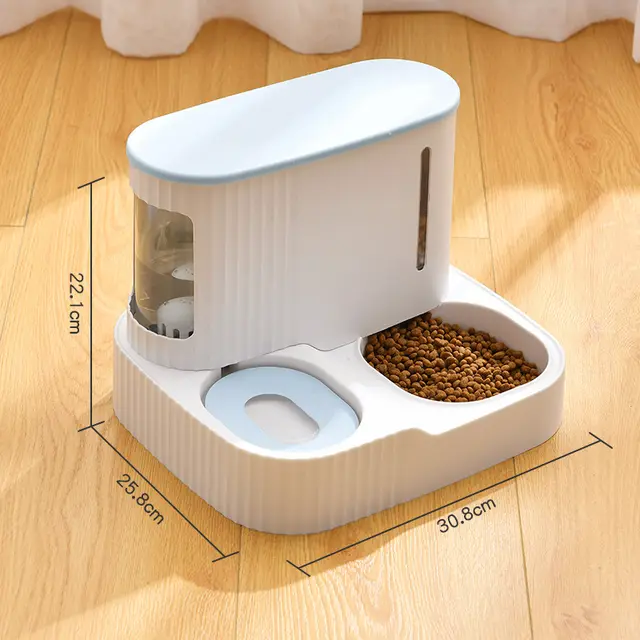 Cat Automatic Drinking Fountain Feeder Integrated Water Feeder Pet Supplies Blue - Shop at LoveMi