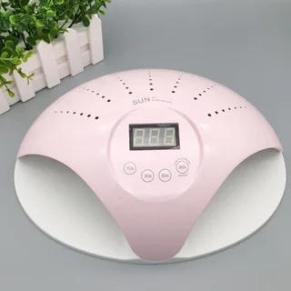 Nail Art Light Therapy Lamp Nail Polish Glue Hand Dryer - Pink