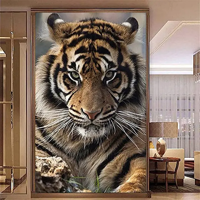 5D Diamond Painting Tiger Small Decorative Painting 70X120Cm - Shop at LoveMi