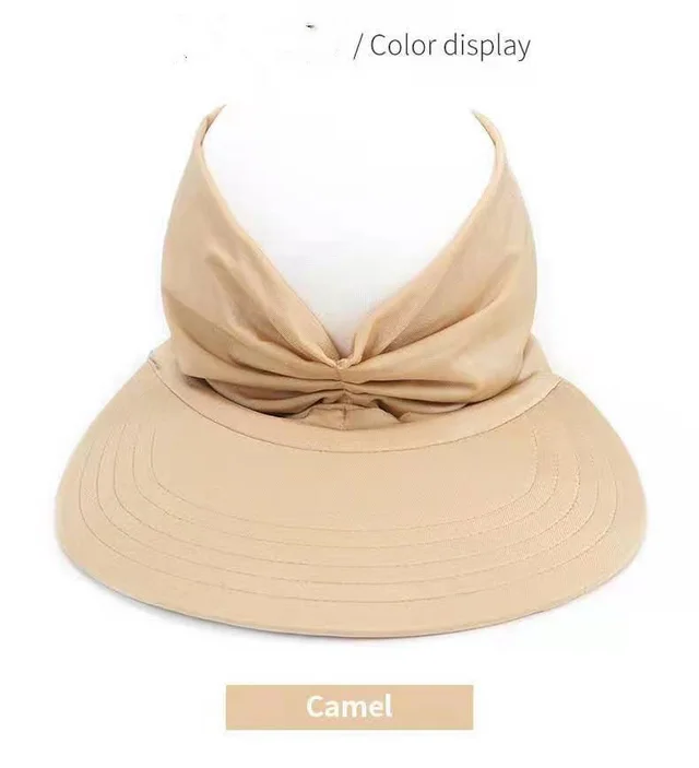 Casual Empty Top Hat Ladies Sun ProtectionSsun Hat Khaki A - Shop at LoveMi