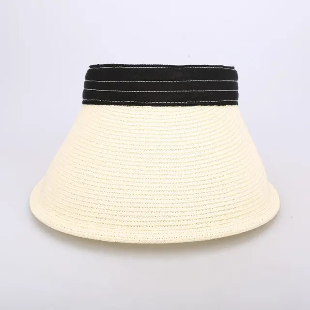 Casual Empty Top Hat Ladies Sun ProtectionSsun Hat White A - Shop at LoveMi