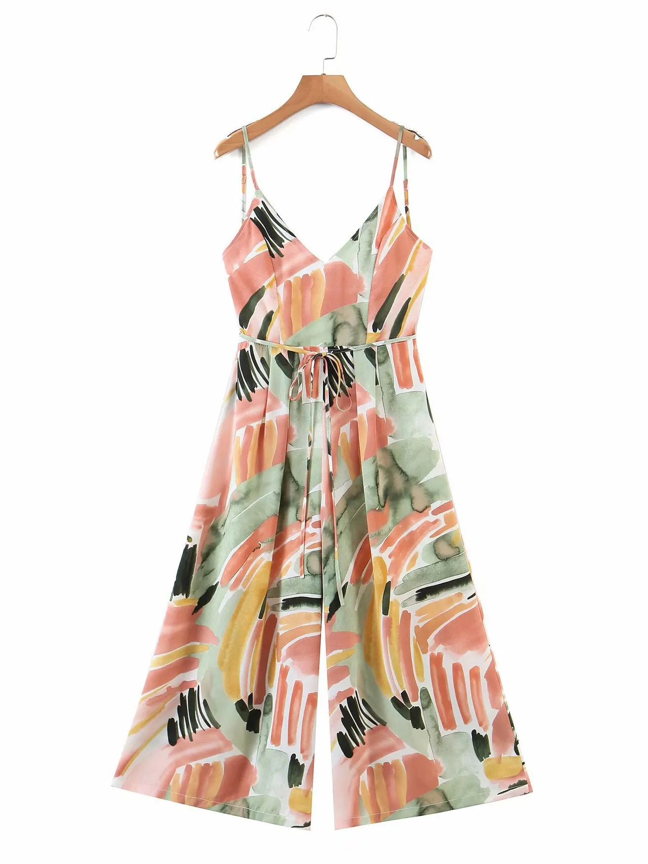 Women Sexy Party Mini Dress Strap Vestidos Sleeveless - Colorful - View 1