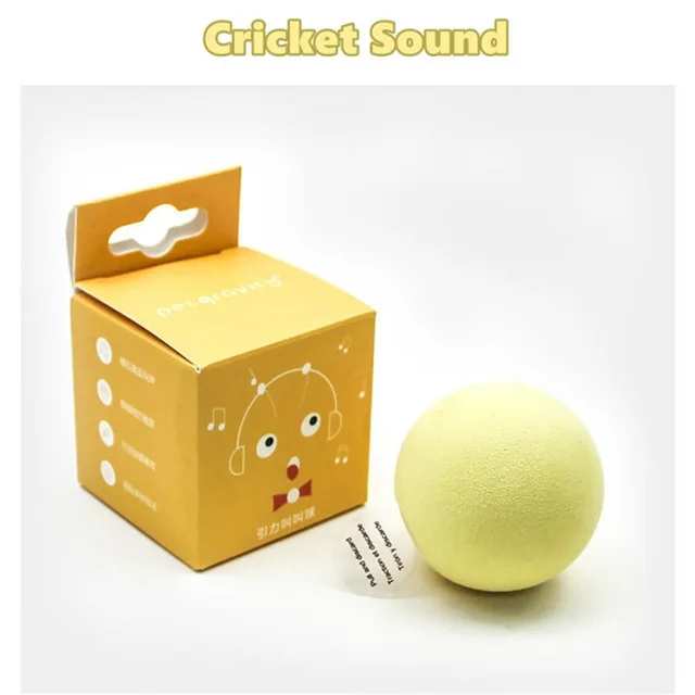 Smart Cat Toys Interactive Ball Catnip Cats Toy Playing Ball Yellow - Shop at LoveMi