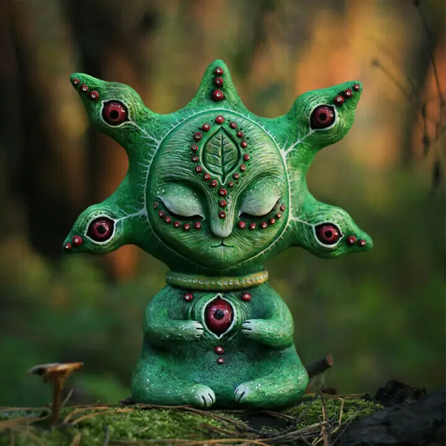 Handmake Creatures From A Fantasy World-perfect Decoration Resin Ornament Garden Statue Home Decoration Accessories - Lunar Dreamer