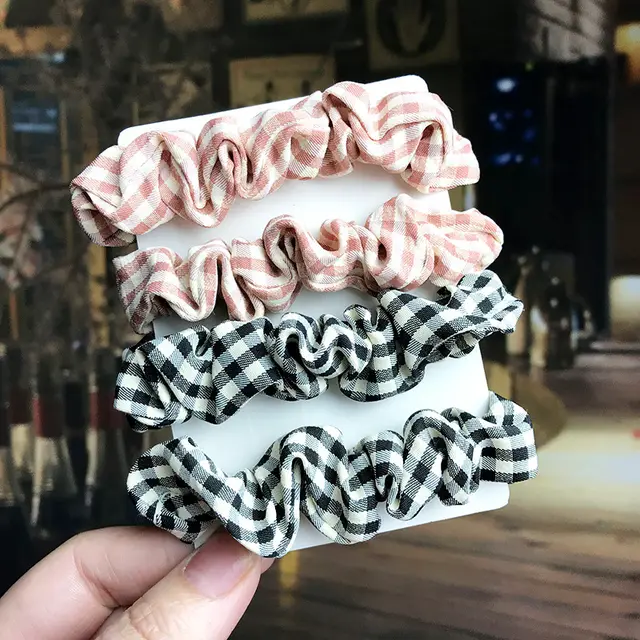 Large Intestine Hair Ring Color Cloth Art Hair Rope Female Korean Forest Net Red Small Intestine Rubber Band Female Hair Rope - Shop at LoveMi