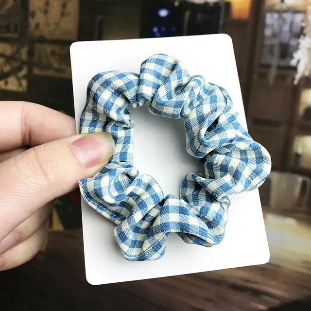 Large Intestine Hair Ring Color Cloth Art Hair Rope Female Korean Forest Net Red Small Intestine Rubber Band Female Hair Rope K - Shop at LoveMi