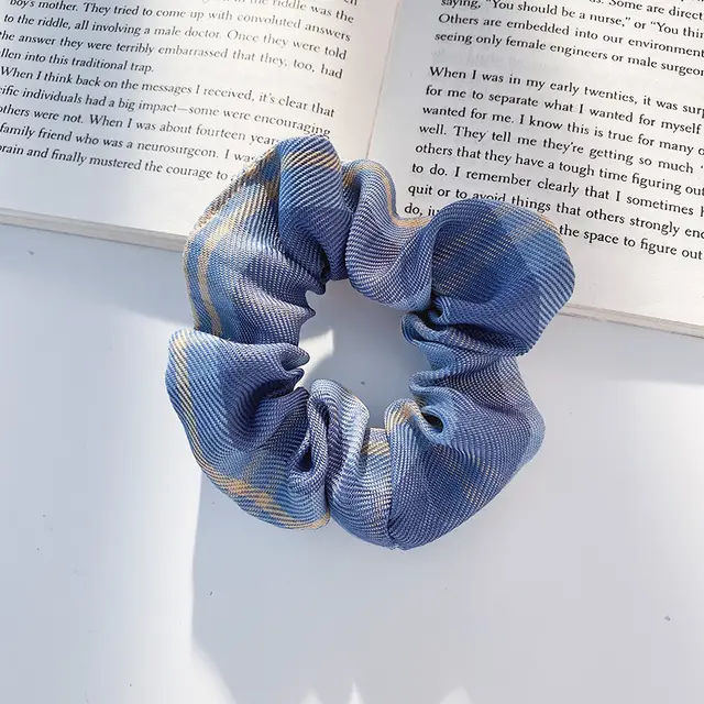 Jk Fat Intestines Pig Large Intestine Hair Ring South Korean Summer Headband Letter From The Island - Shop at LoveMi
