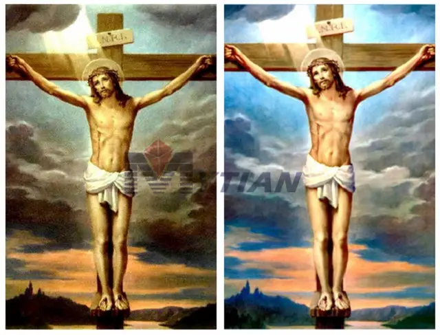 Diamond Painting Full Of Diamonds Full Paste Jesus Picture Christian Cross Multisize - Shop at LoveMi