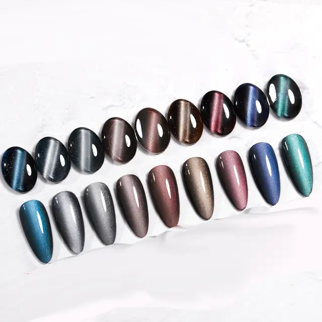 The New Cat'S Eye Ice Tea Naked Powder Dirty Purple Nail Polish Glue Nail Shop Special A33 - Shop at LoveMi
