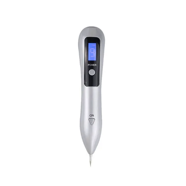 LCD Face Plasma Pen Skin tag remover pen Tattoo removal Black dot Dark Spot verrgas pencil remove warts Laser Mole Removal tools Silver - Shop at LoveMi