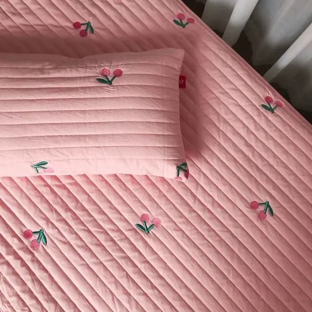 One Generation Agency Ins Embroidery Cartoon Quilted Washed Baby Bed Thin 8Style - Shop at LoveMi